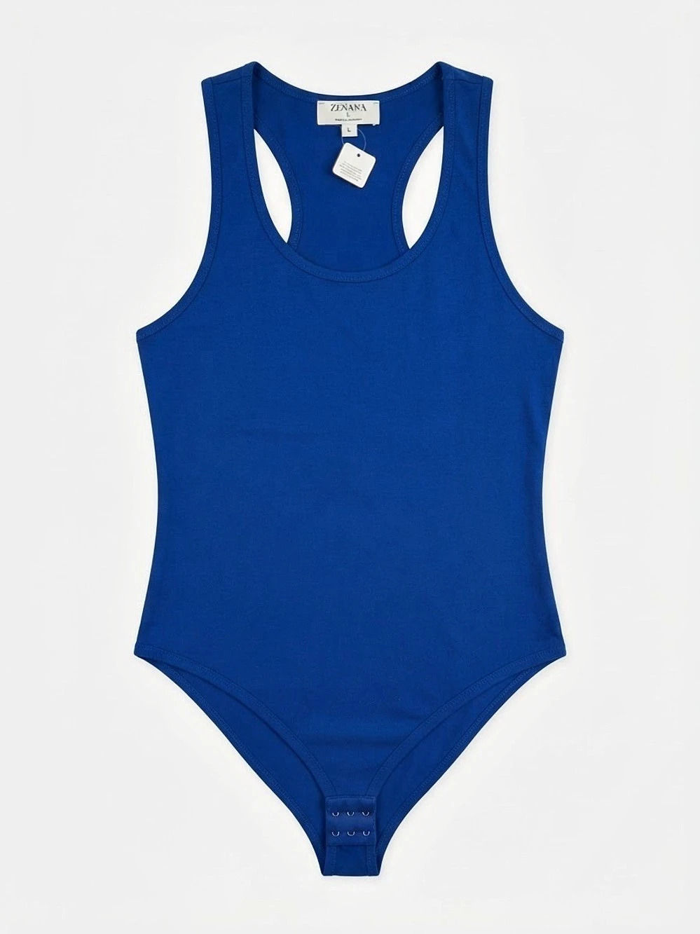 Zanana (L) Women's Blue Bodysuit NWT